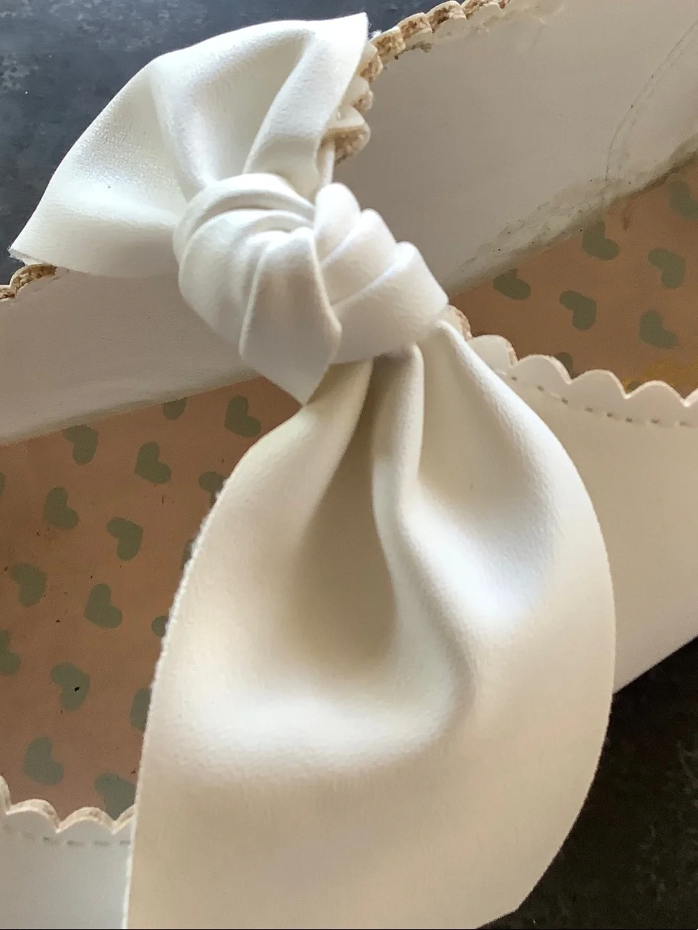 Dream Pairs Cream Bow-Accent Girls Dress Flats